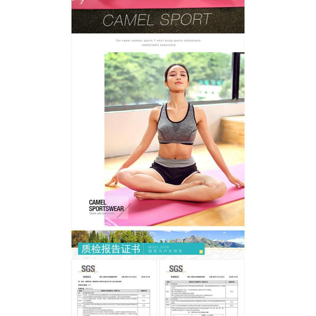 Thảm tập yoga camel ❤️ thảm tập