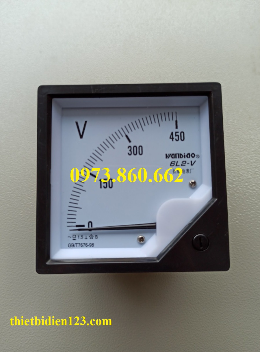 Đồng hồ đo vôn - ampe 6l2 - phụ kiện lắp đặt tủ điện