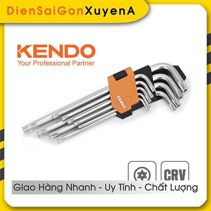 Bộ lục giác bông 9 cây t10-t50 crv kendo 20742 - điện sài gòn xuyên á