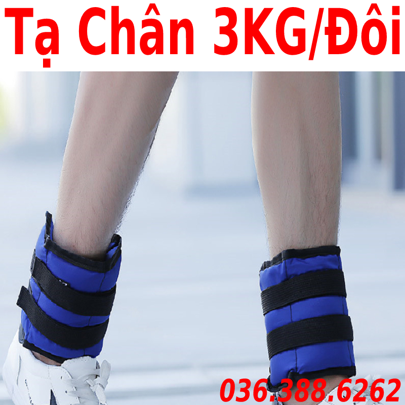 Tạ chân tay tập gym 2Kg bằng cát siêu êm mỗi chân 1,0kg êm chân không đau rát hỗ trợ tập luyện giảm mỡ tăng cơ, phát triển chiều cao, sức bật, và sức bền