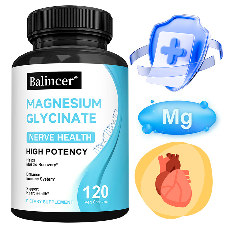 Thực phẩm bổ sung Balincer Magnesium Glycinate hỗ trợ sức khỏe cơ, khớp và tim mạch, cải thiện giấc ngủ và tăng cường trao đổi chất