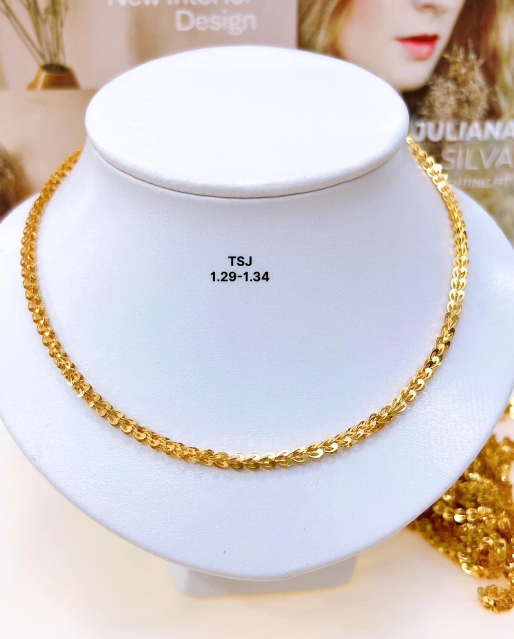 Dây phụng vàng tây 10k dv140