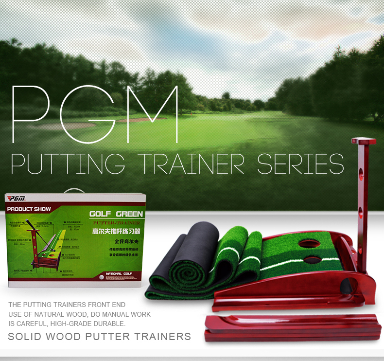 Thảm Tập Putting Golf - PGM Pine Wood Golf Putting Trainer