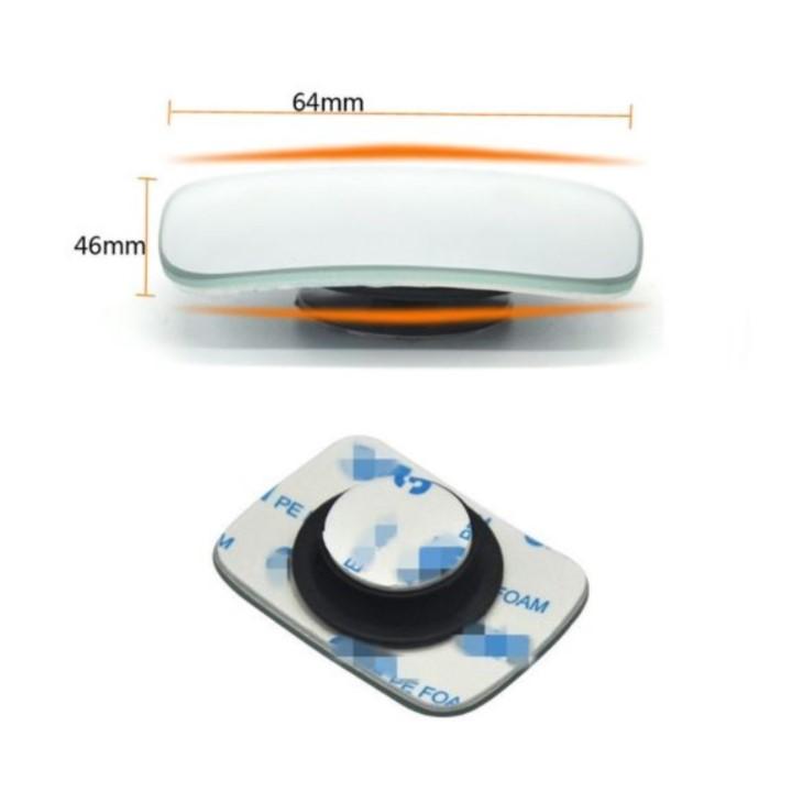 [HCM]BỘ 02 GƯƠNG LỒI HÌNH CHỮ NHẬT 360 ĐỘ TĂNG TẦM NHÌN LÁI XE DÁN GƯƠNG CHIẾU HẬU