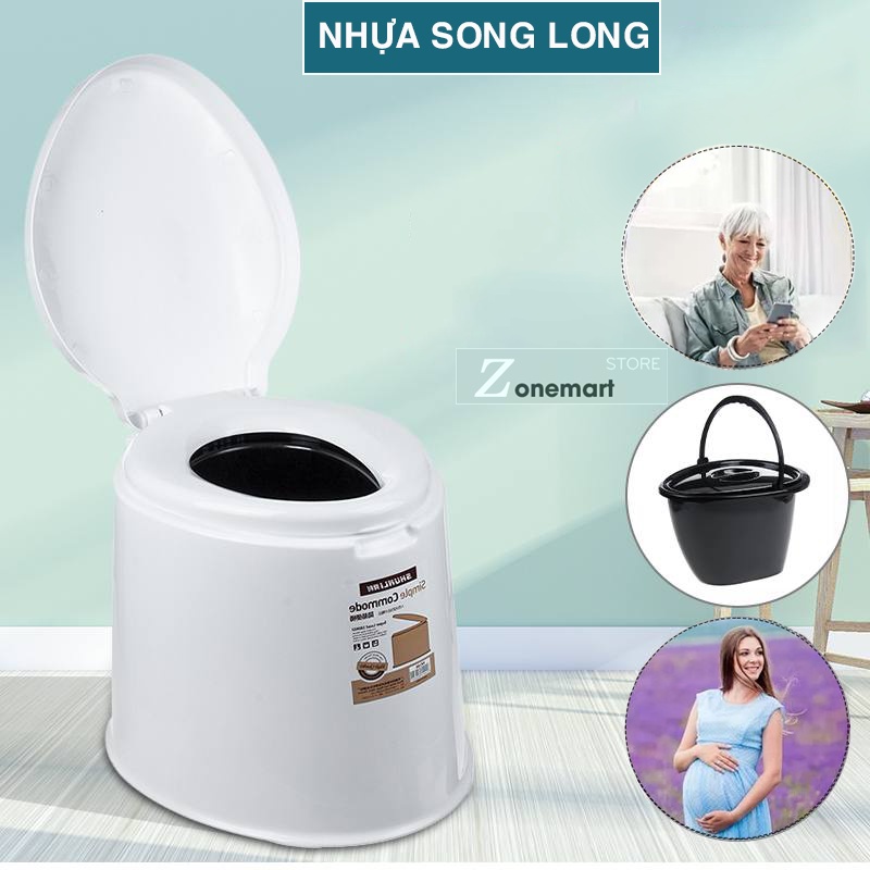 Bồn cầu di động cho người già, bệt vệ sinh di động, bồn cầu di động 3022 - Gia dụng Việt