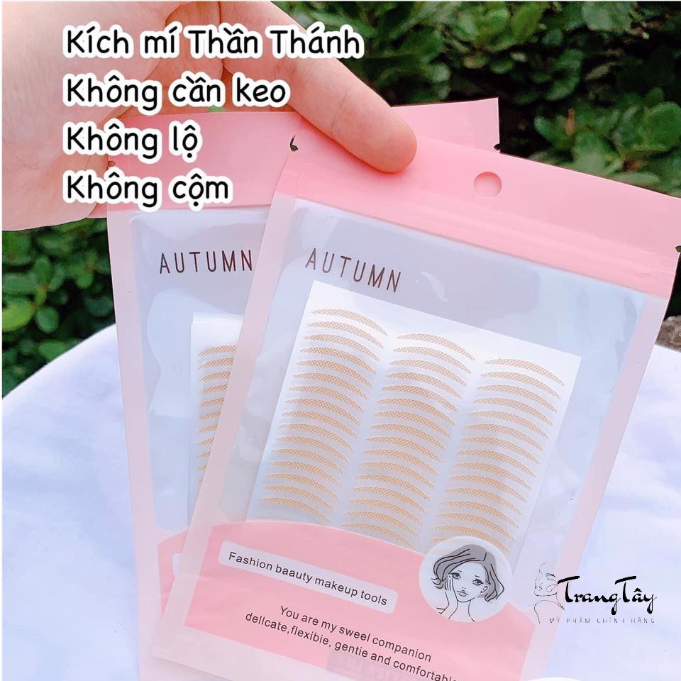 Dán kích mí lưới Autumn hàn quốc, dán mí giúp mắt to tạo màu tự nhiên chắc chắn, tự nhiên không bị lộ, không thấm nước - Zenni