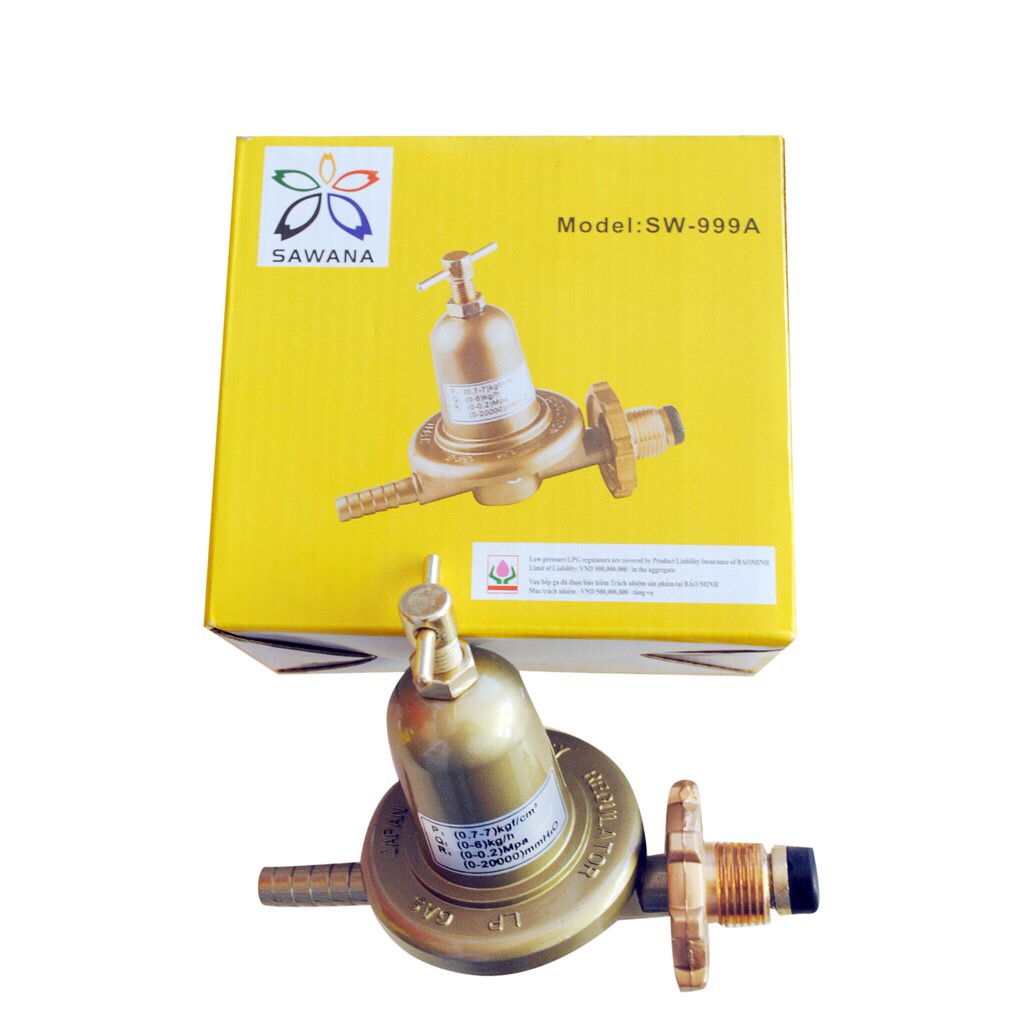 Bộ Van Điều Áp Bếp Gas Công Nghiệp Tặng Dây Gas Cao Cấp