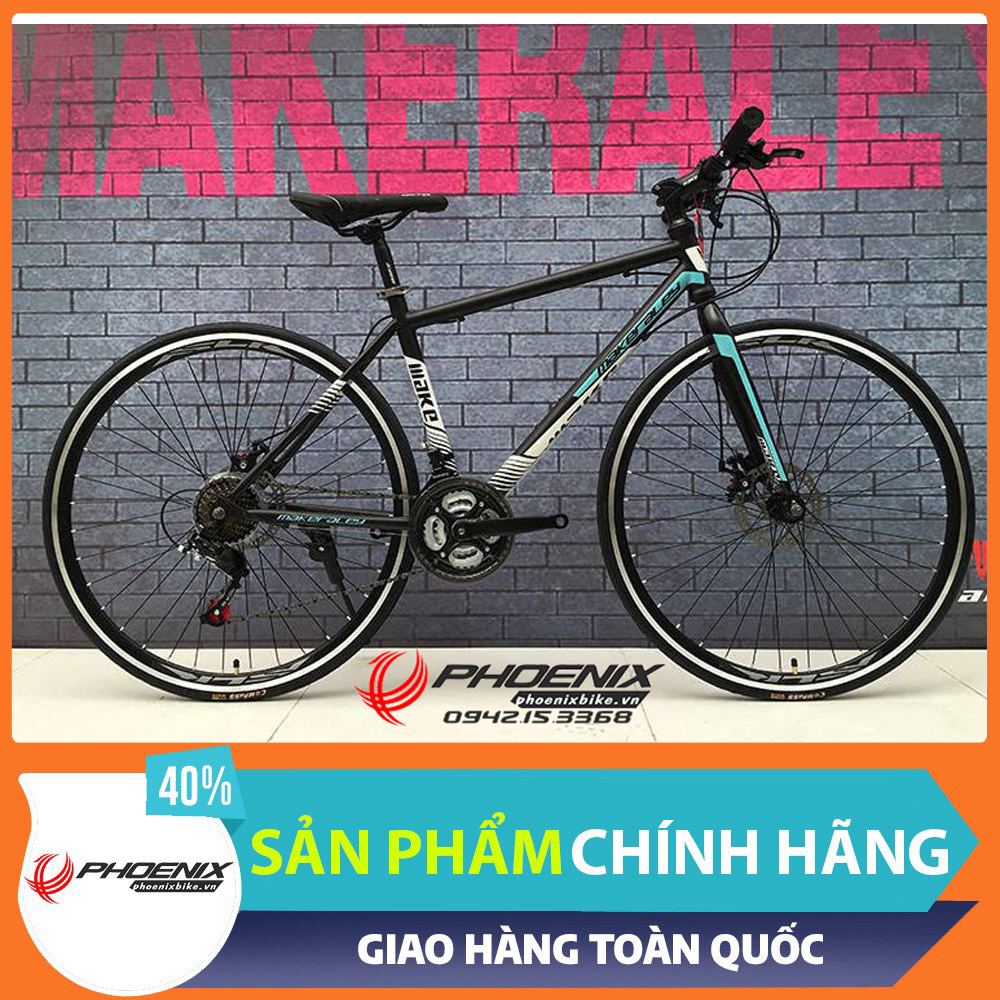 Xe đạp touring MAKE 700cc tay thẳng 2024 siêu rẻ