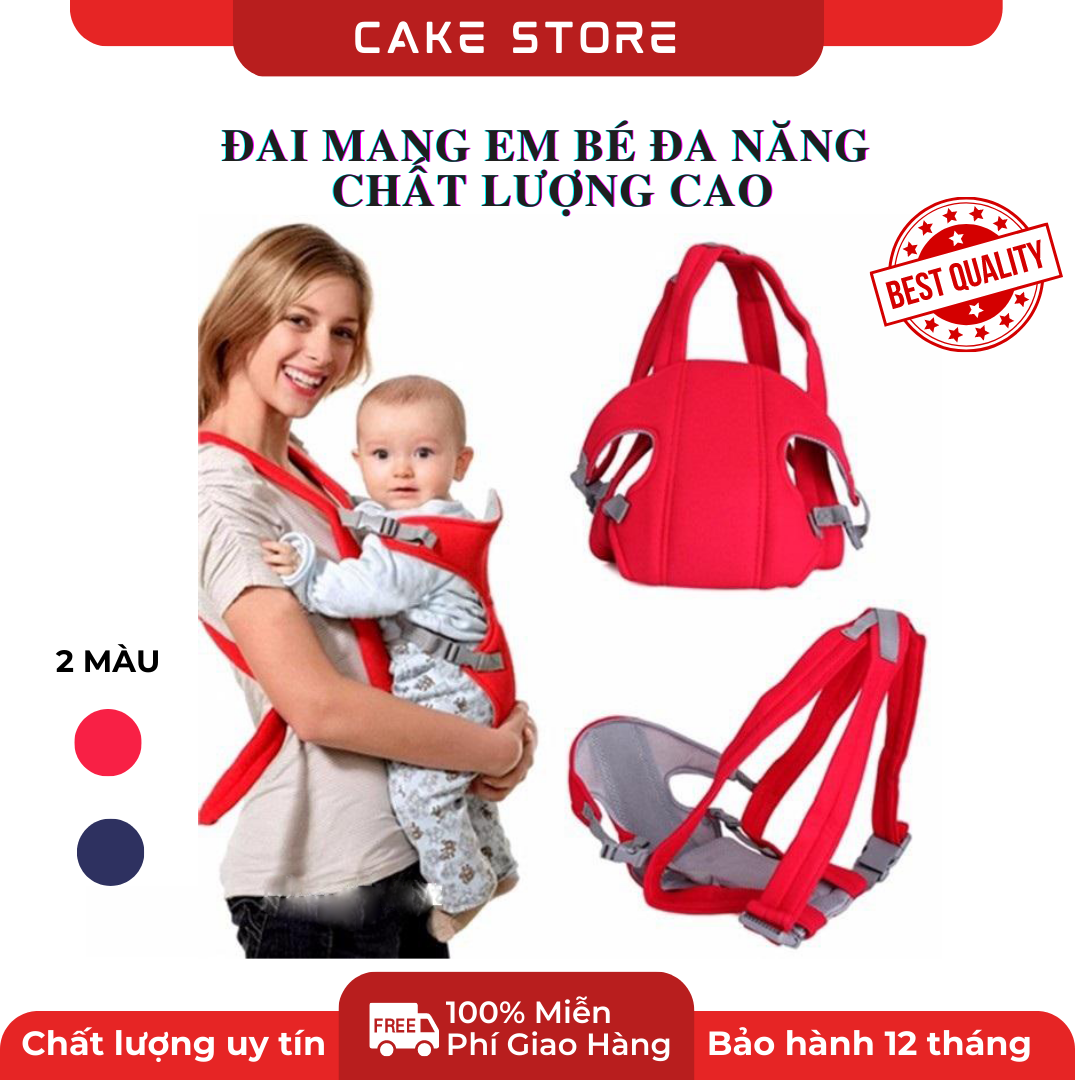 Đai mang em bé, địu trẻ em đa năng sb408, day diu em be so sinh - đồ sơ sinh an toàn cho bé yêu - hàng việt nam chất lượng cao