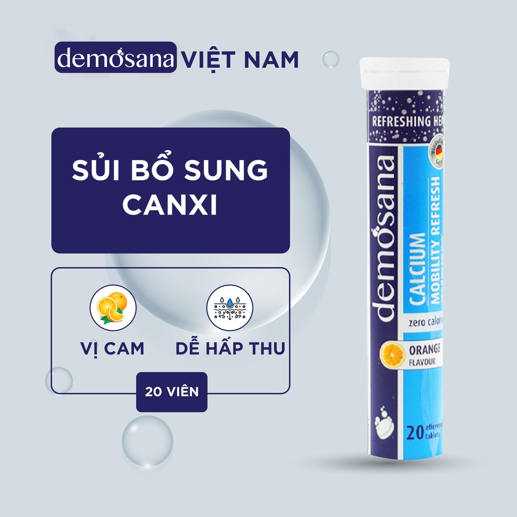 Viên sủi Demosana vitamin c, calcium, multivitamin