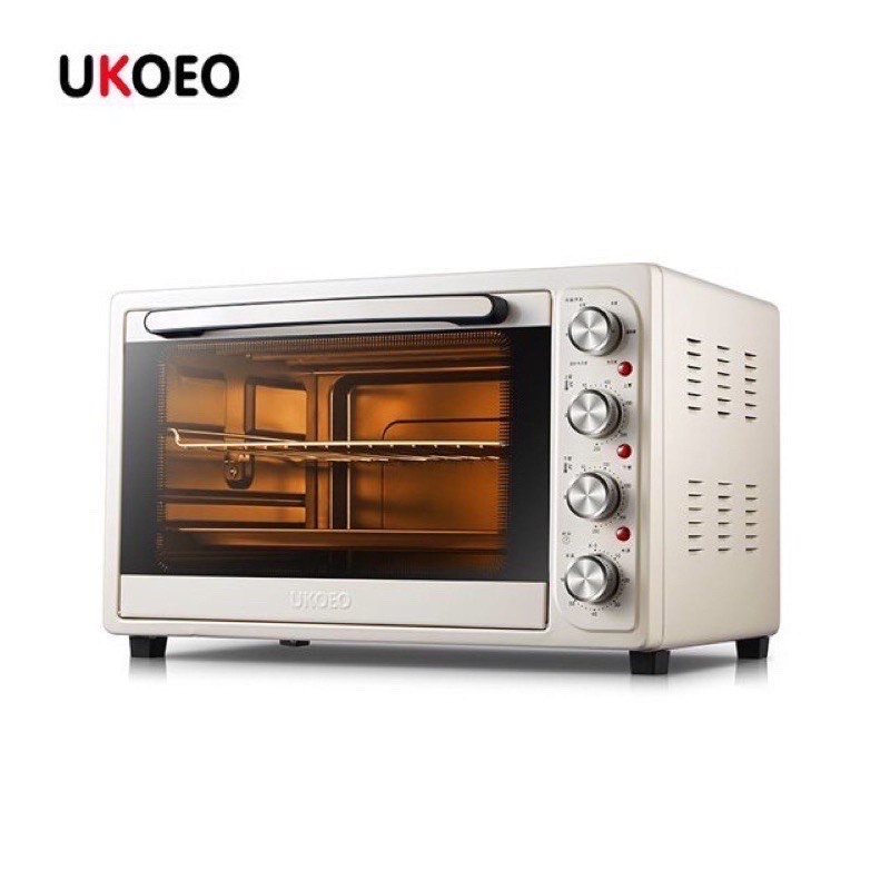 [Tặng Máy Xay Mini] Lò nướng UKOEO 32L, 52L Lò Nướng Bánh, Nướng Thịt, Chiên Không Dầu, Minh Khang Store