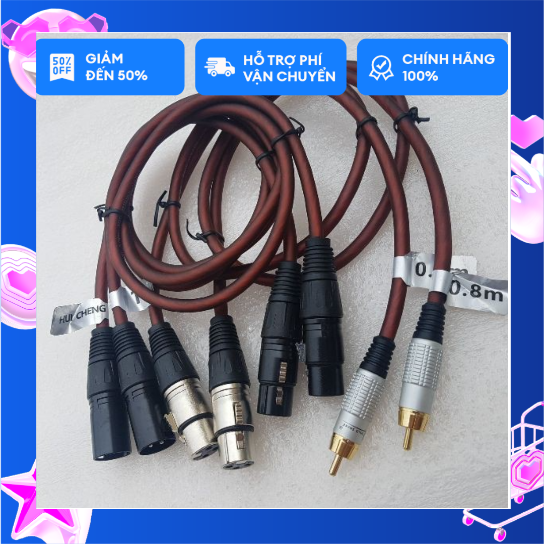 Dây canon ra hoa sen - Quyết Audio.