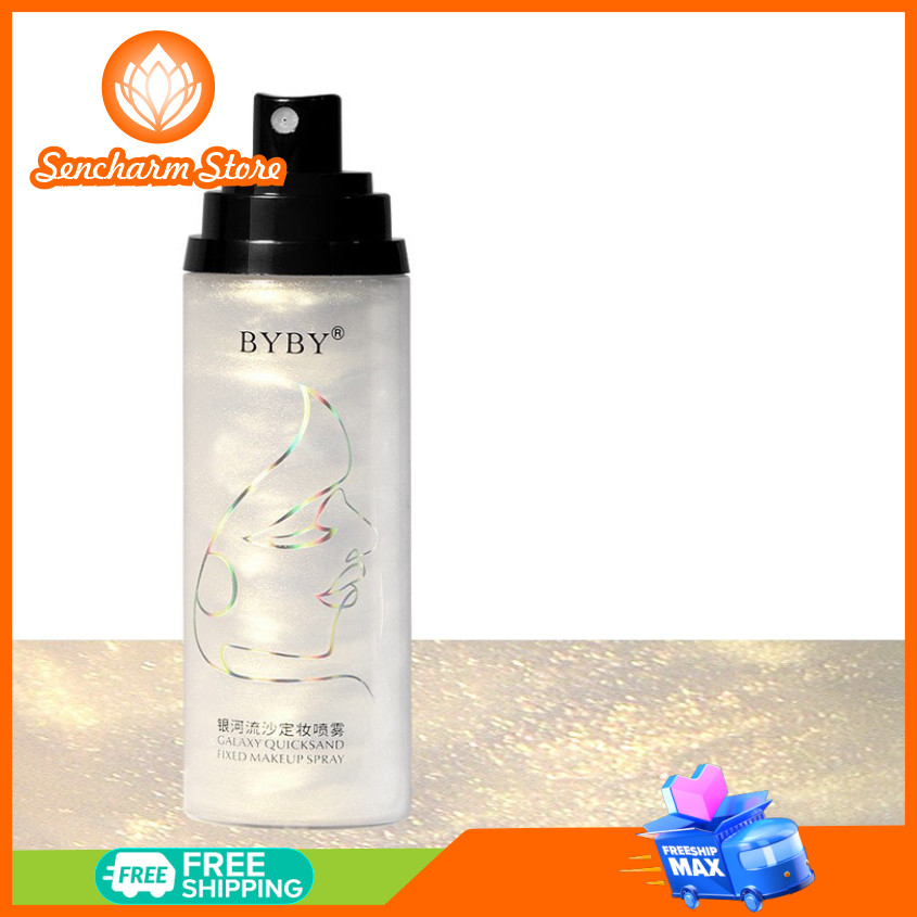 [HCM][TẶNG KÈM DƯỠNG DA TAY] Xịt nhũ bắt sáng khóa lớp trang điểm BYBY - SENCHARM - giúp cố định lớp trang điểm tự nhiên bắt mắt
