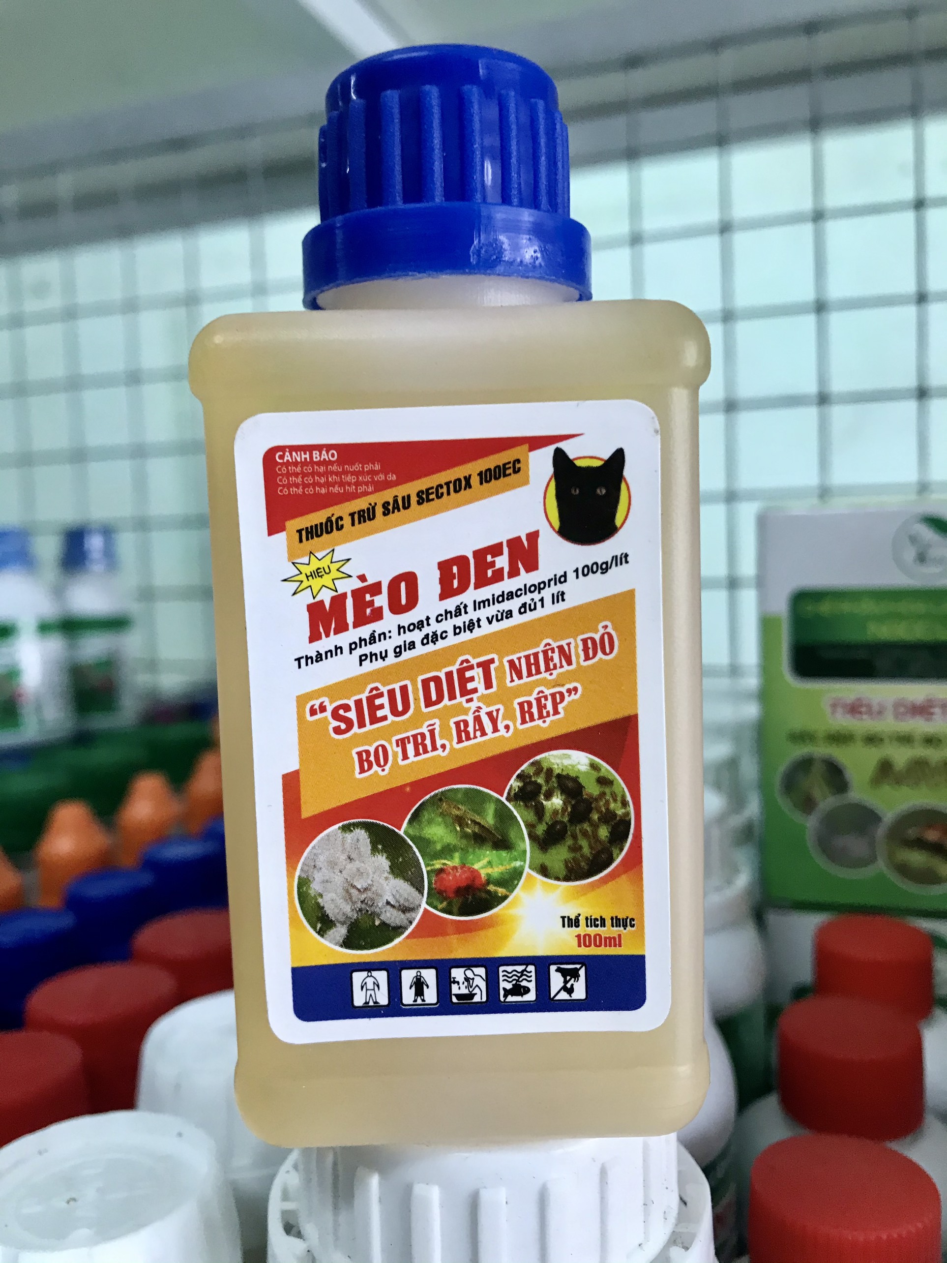 Trị rầy, rệp sáp, bọ trĩ Mèo Đen 100ml