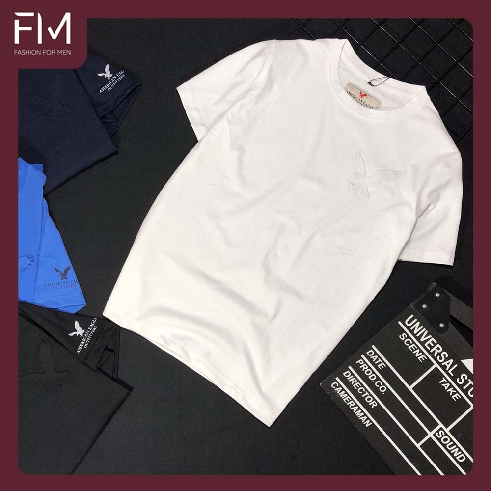Áo thun nam cổ tròn tay ngắn dập nổi trước ngực – formen shop – fmtd096