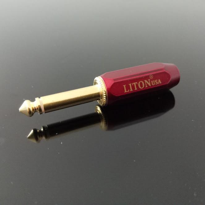 Bộ 2 đầu hàn Jack 6ly Liton thẳng đỏ
