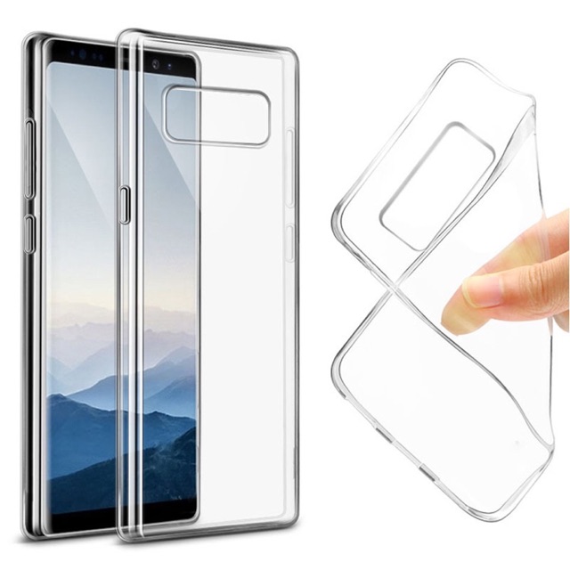 Ốp Lưng Silicon Trong Suốt Cho Samsung Galaxy Note 8, Ốp Lưng Samsung Note 8