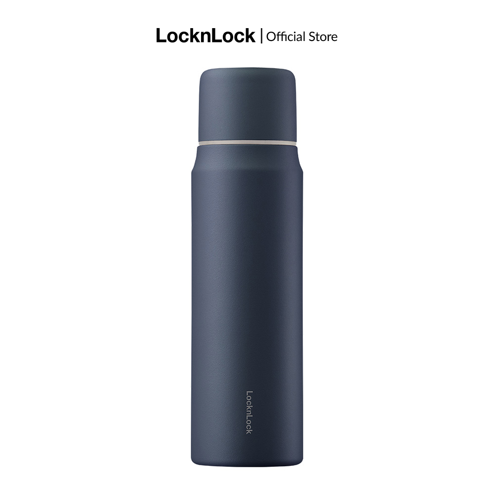 LHC1487 - Bình giữ nhiệt LockLock Maman Cup Vacuum Bottle 505ml - Có nắp sử dụng như cốc. giữ nhiệt đến 20h - Hàng chính hãng