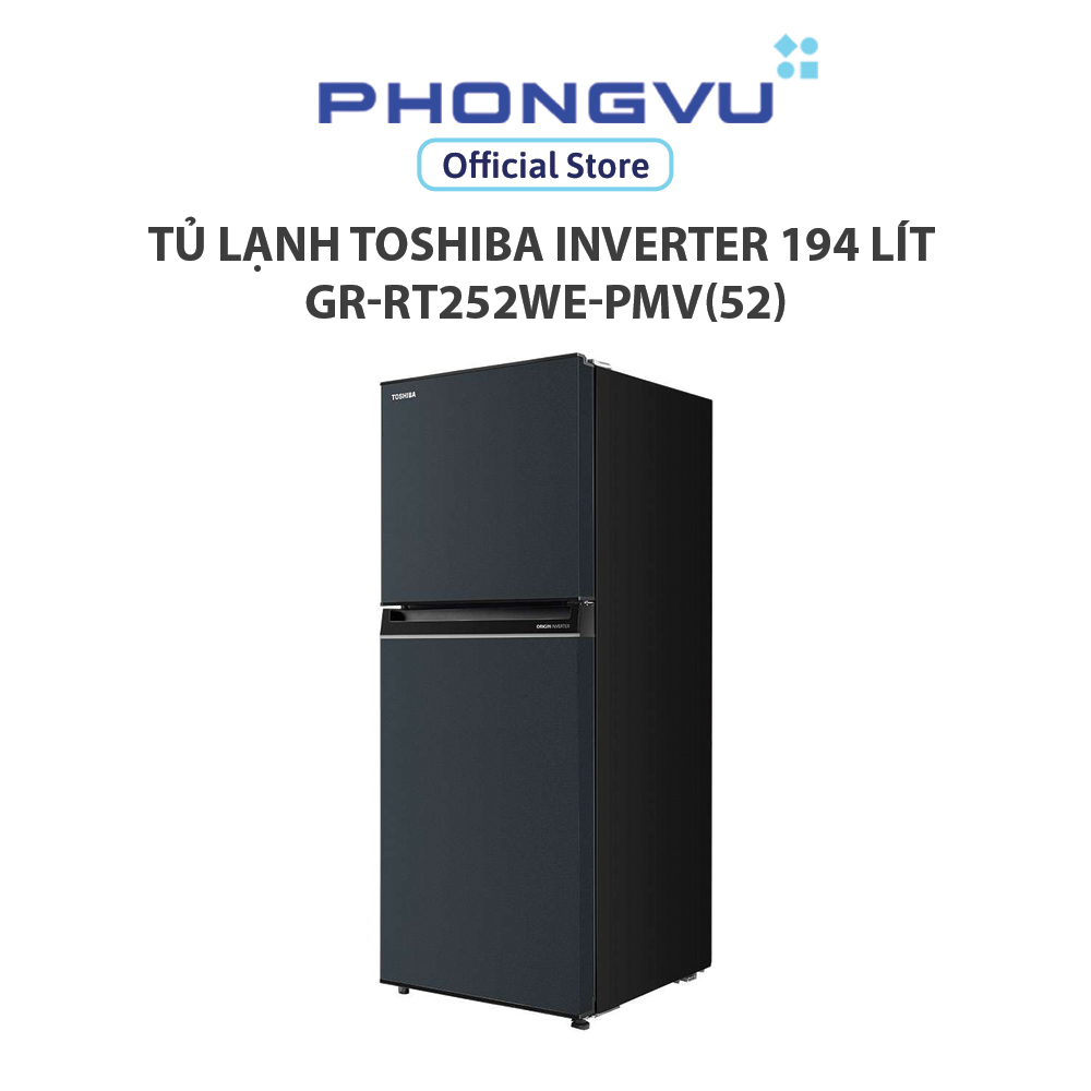 Tủ lạnh Toshiba Inverter 194 lít GR-RT252WE-PMV(52) - Bảo hành 24 tháng