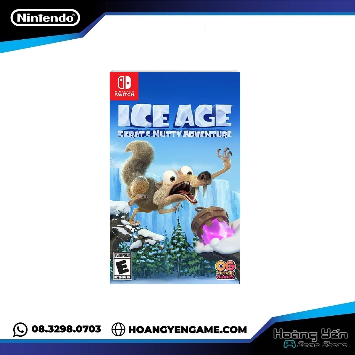 Thẻ Game Ice Age Scrat Nuty Adventure Nintendo Switch