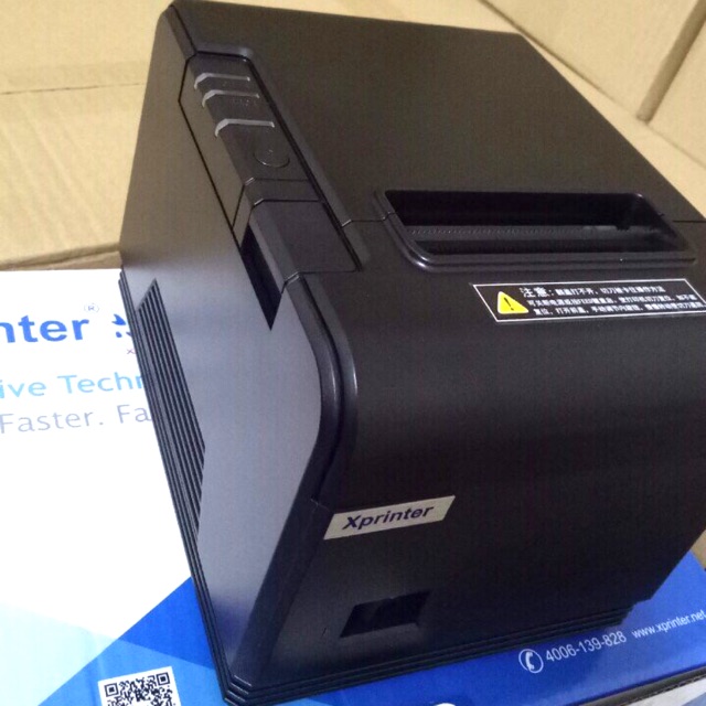 Máy in bill - máy in hóa đơn - máy in nhiệt khô 80mm k80 xprinter xp-q200 usb/lan