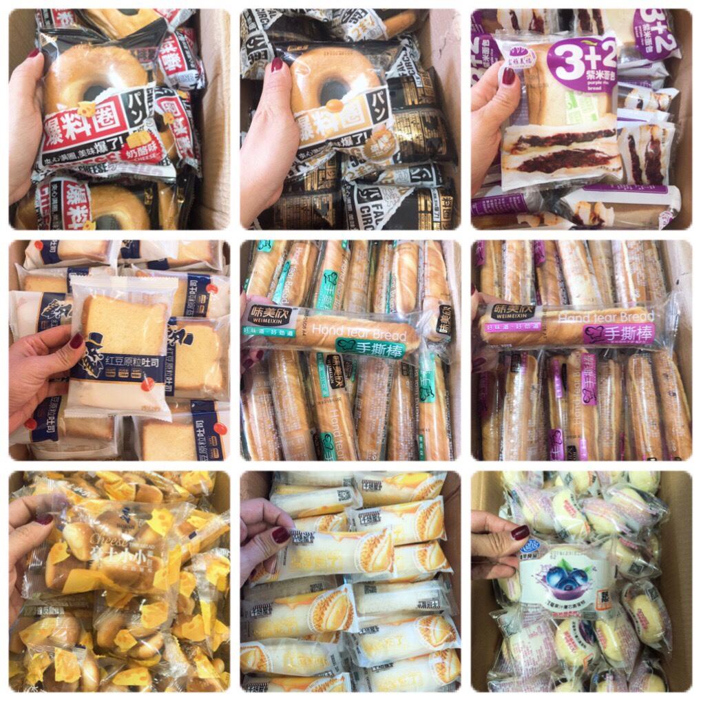 Combo 1kg bánh tươi đài loan trong 25 - 30 vị bánh mix