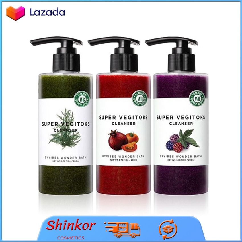 Sữa Rửa Mặt Rau Củ Sủi Bọt Thải Độc Byvibes Wonder Bath-Shinkor