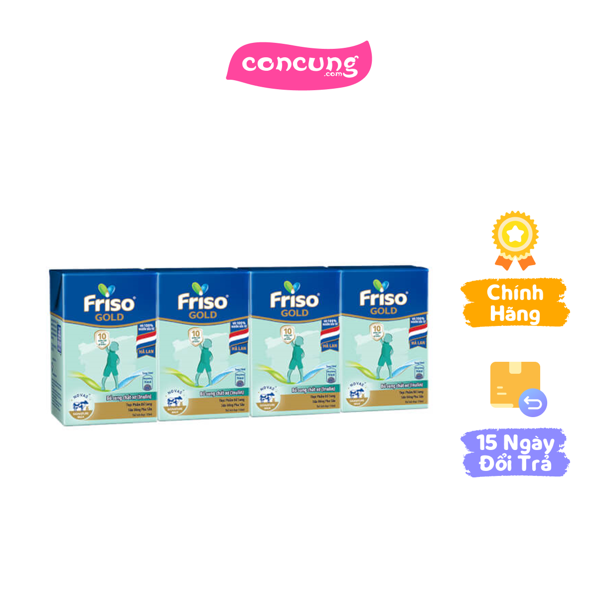 Sữa Friso Gold 110ml từ 1 tuổi - Lốc 4 hộp