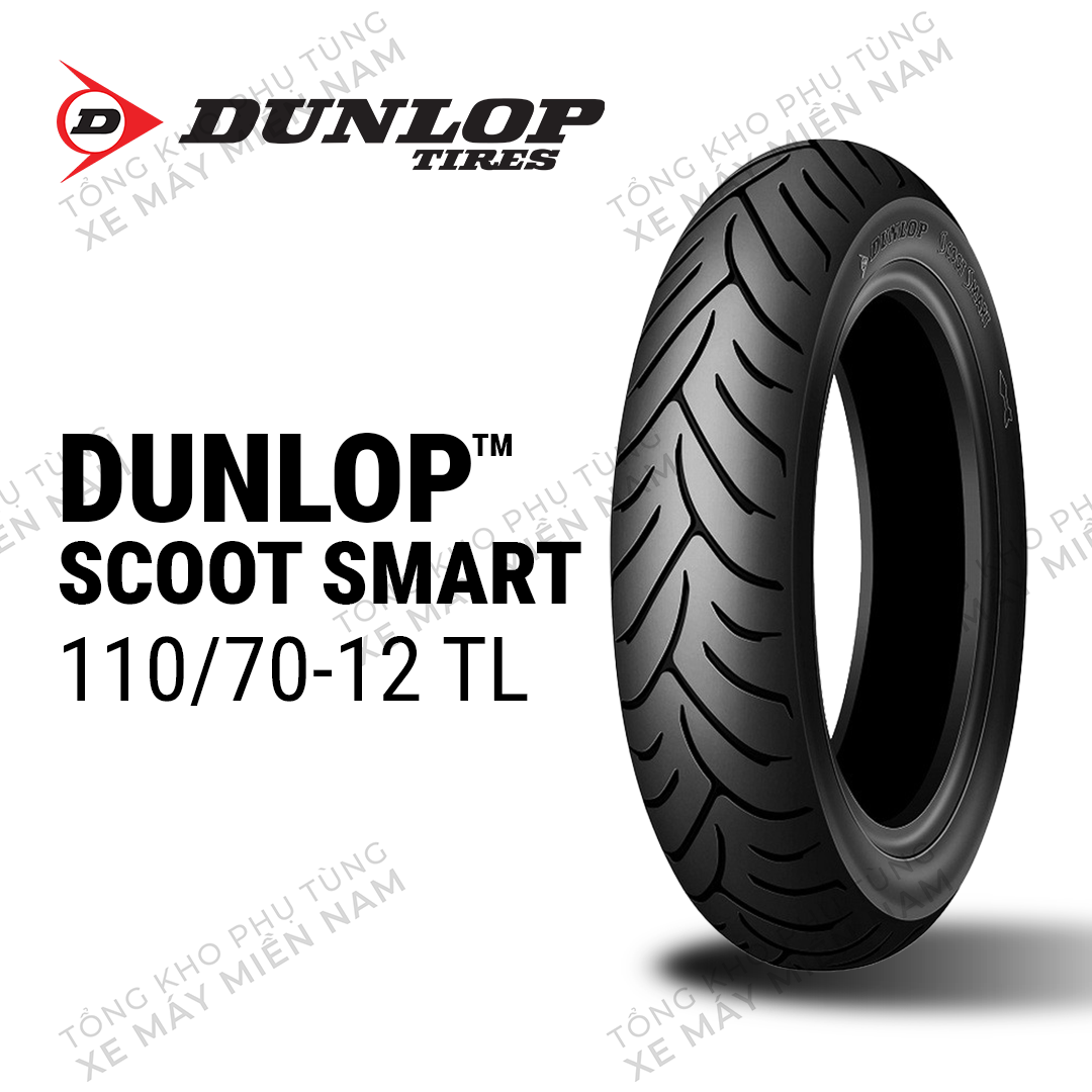 Vỏ xe DUNLOP 110/70-12 TL SCOOTSMART