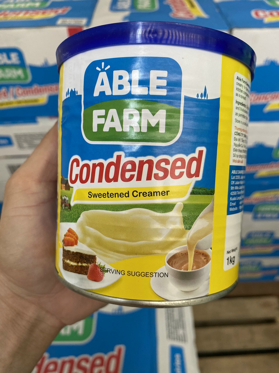 Sữa đặc able farm có đường 1kg maylaysia