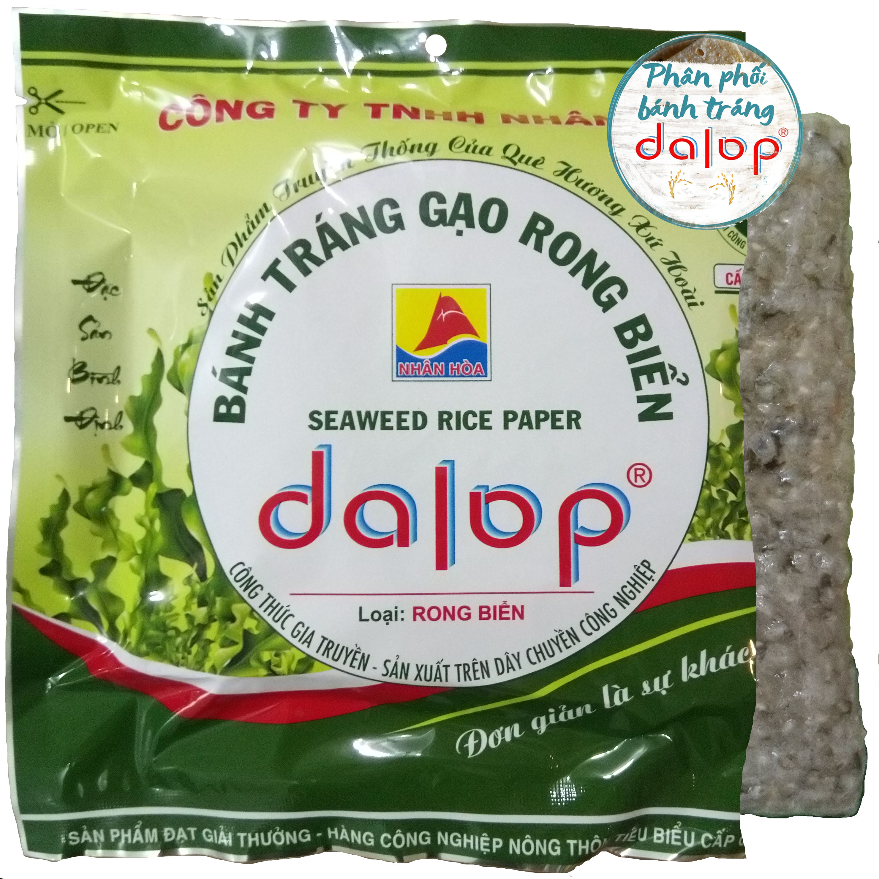 Bánh tráng rong biển dalop nướng sẵn