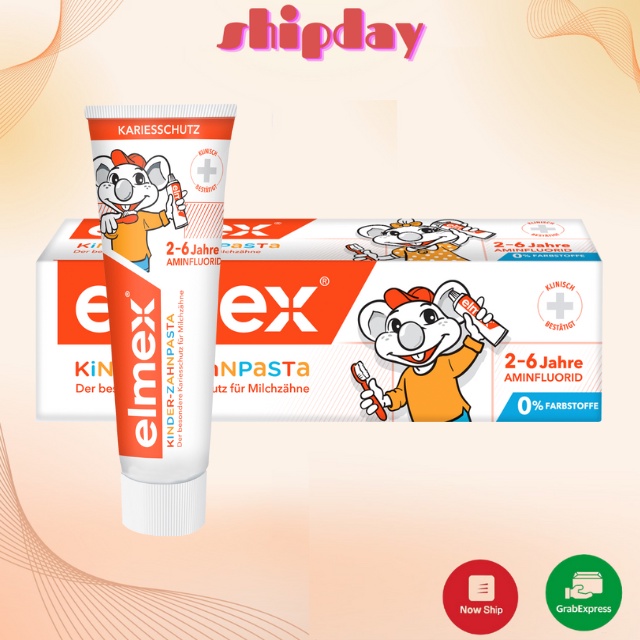 Kem đánh răng Elmex trẻ em 2-6 tuổi