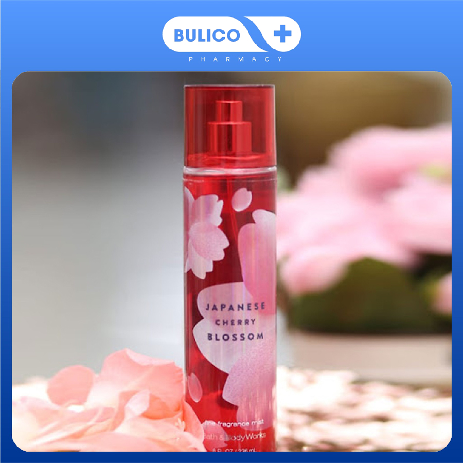 Xịt toàn thân BODY MIST BATH AND BODY WORK JAPANESE CHERRY BLOSSOM - Bulico Pharmacy