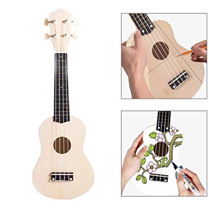 GÓC HANDMADE - Đàn Ukulele Soprano không màu - HÀNG CÓ SẴN