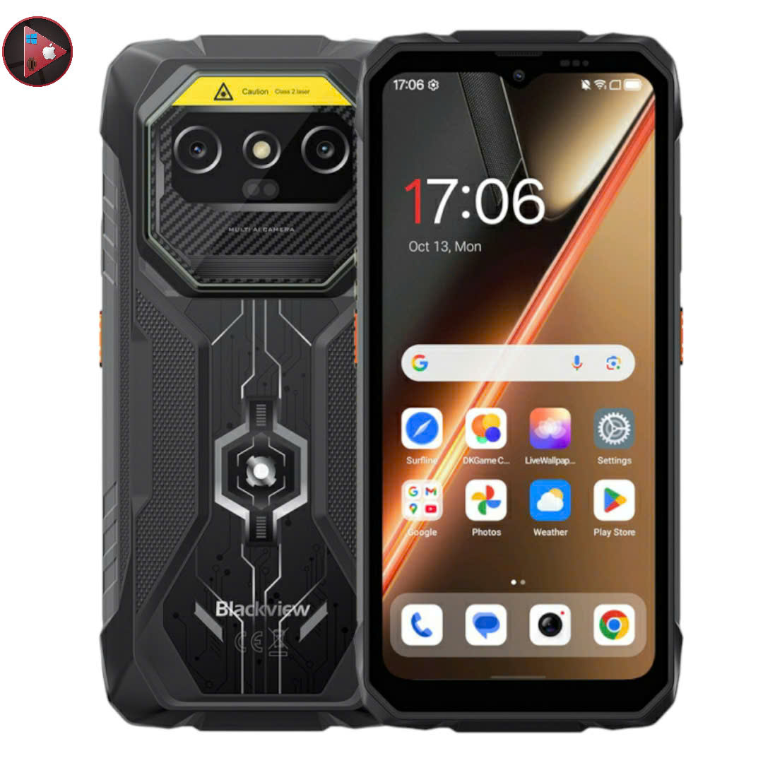 Blackview Rock 1 Pro, a Smartphone with Laser Barcode Scanner, Huge 15,000Mah Battery |   Super Durable and Impact-Resistant