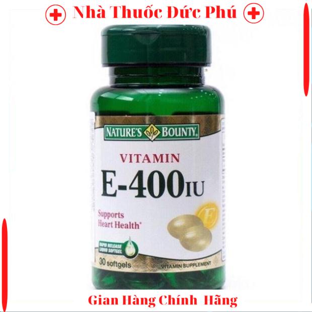 Viên Uống Nature s Bounty Vitamin E 400IU Bổ Sung Vitamin E Giúp Đẹp Da