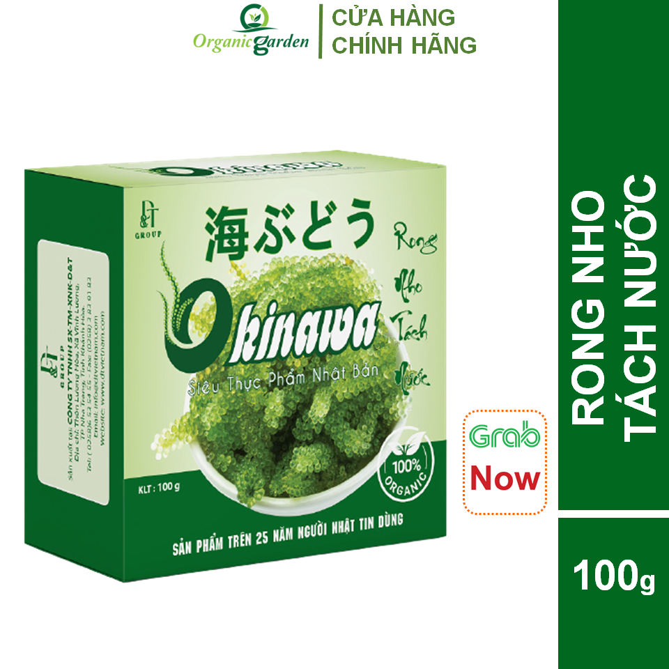 Rong Nho Khô Tách Nước Okinawa 100g - Công nghệ Nhật Bản - Món quà cho sức khỏe