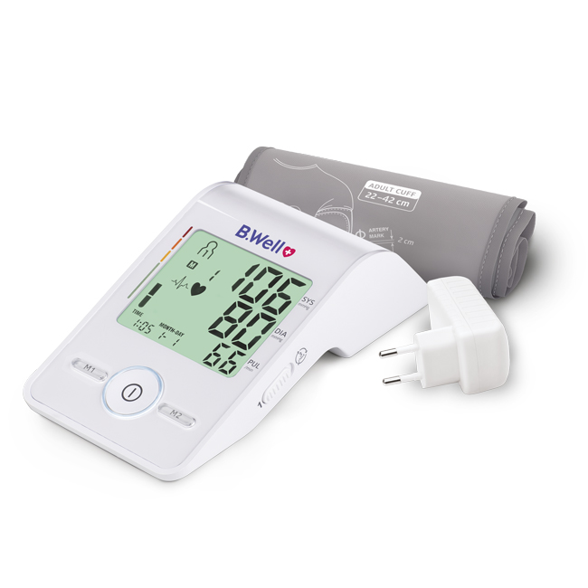 Máy đo huyết áp máy đo huyết áp bắp tay B.WELL SWISS MED-55 hàng chính