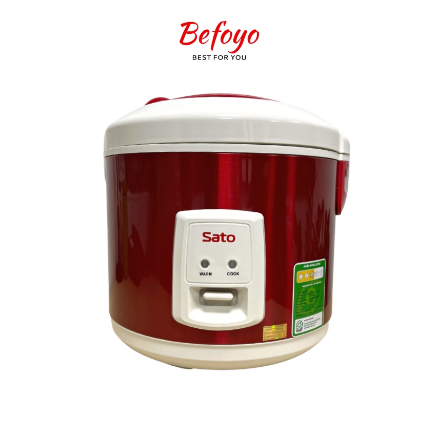 Nồi cơm điện sato 18b044 - 18b047 - dung tích 1.8 lít - giao màu ngẫu nhiên