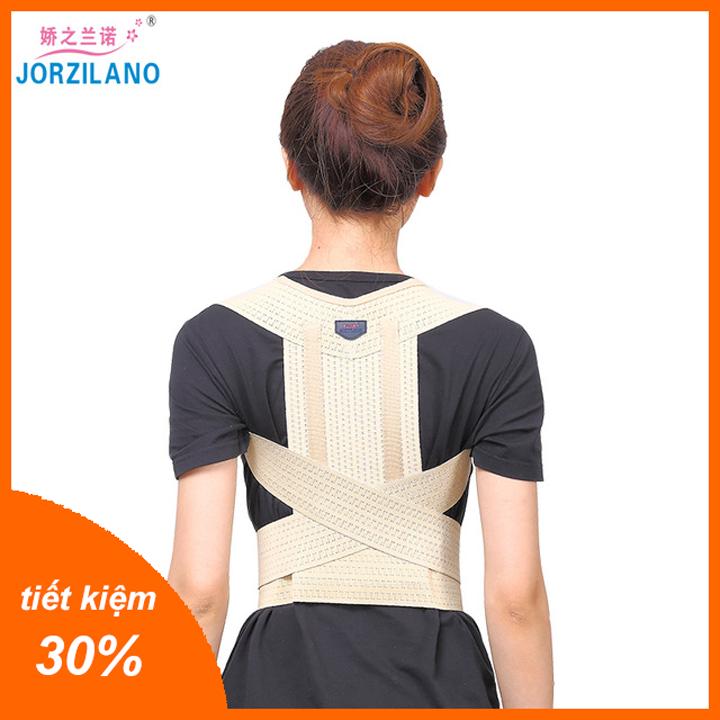 Đai chống gù lưng Jorzilano nhật bản cải thiện cột sống, lưng tôm bản dài full lưng nhiều kích thước