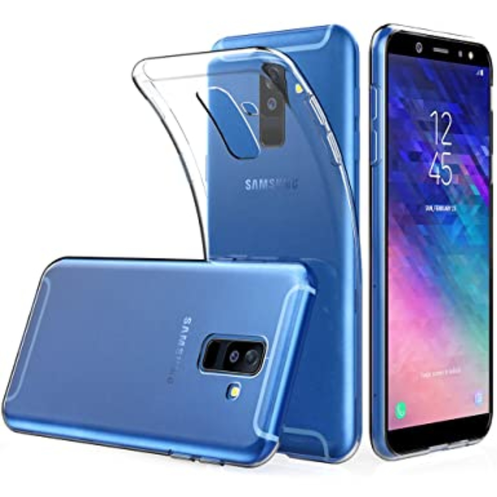 Ốp dẻo trong suốt Samsung Galaxy A6 Plus / A6+ (Hàng loại A)