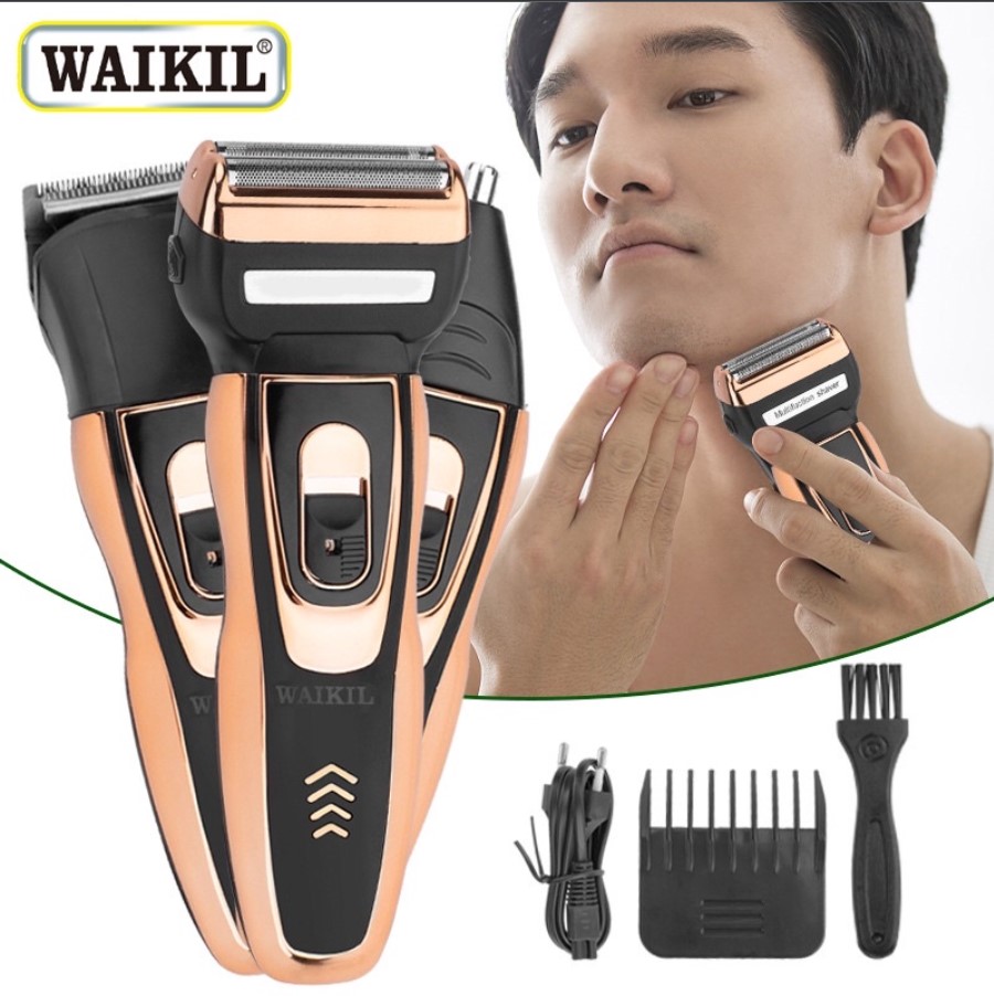 Tông đơ cắt tóc kiêm cạo râu, tỉa lông mũi đa năng 3 in 1,bộ tông đơ cắt tóc chuyên nghiệp daling dl 9007 tông đơ cắt tóc + cạo râu + cắt lông mũi daling