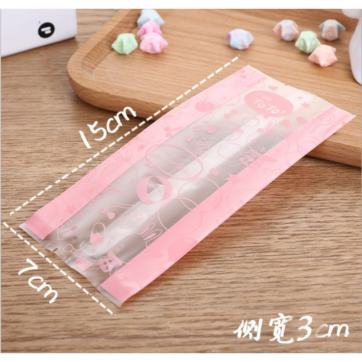 50 túi đựng bánh quy dài, túi bánh quy que