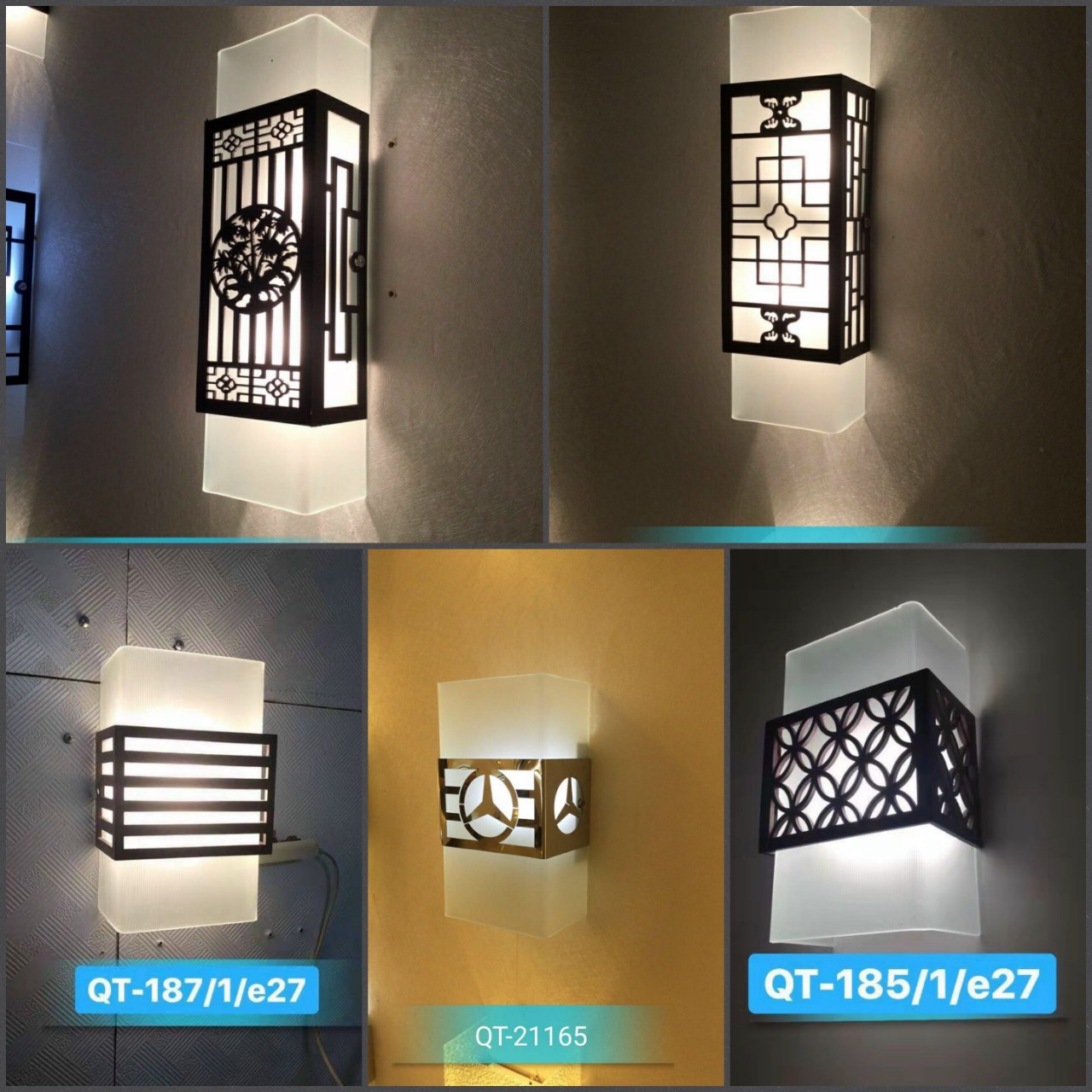 đèn tường đèn cầu thang tặng bóng LED siêu tiết kiệm điện