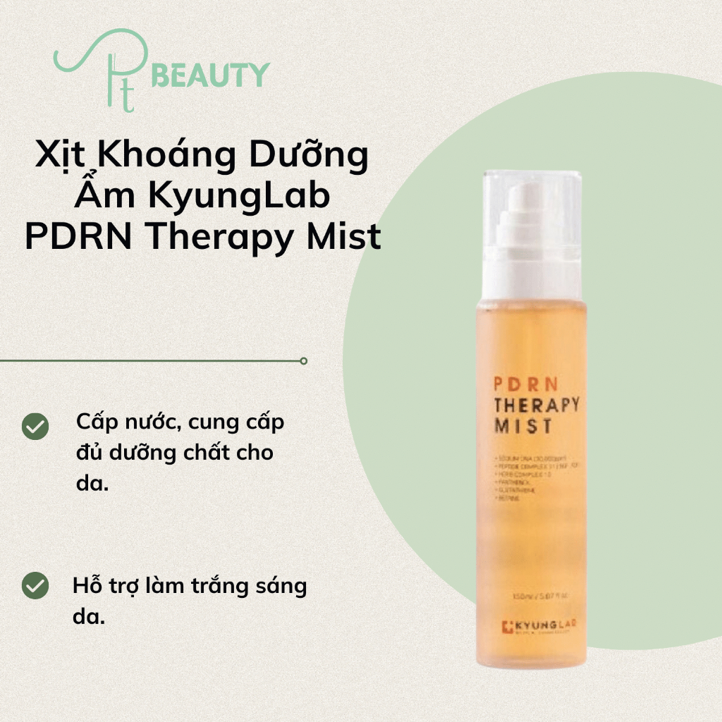 Xịt khoáng dưỡng ẩm kyunglab pdrn therapy mist - 150ml