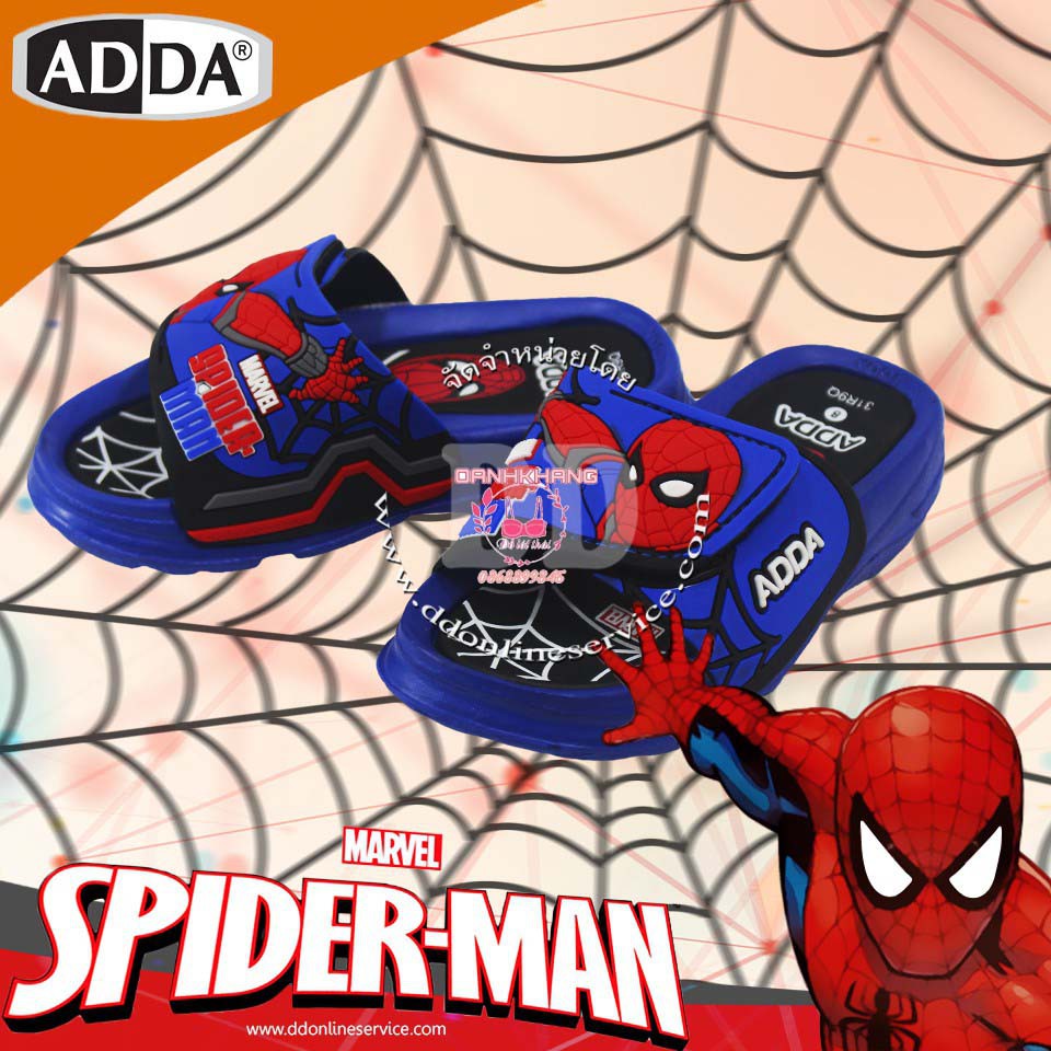 Dép Trẻ Em Siêu Nhân Nhện Adda 3D 31R9Q - Mẫu Mới , Hàng Hot