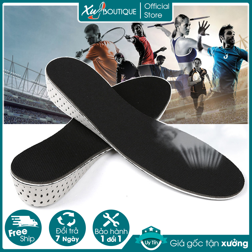 Lót giày tăng chiều cao 3cm, lót giày siêu nhẹ 4d-eva