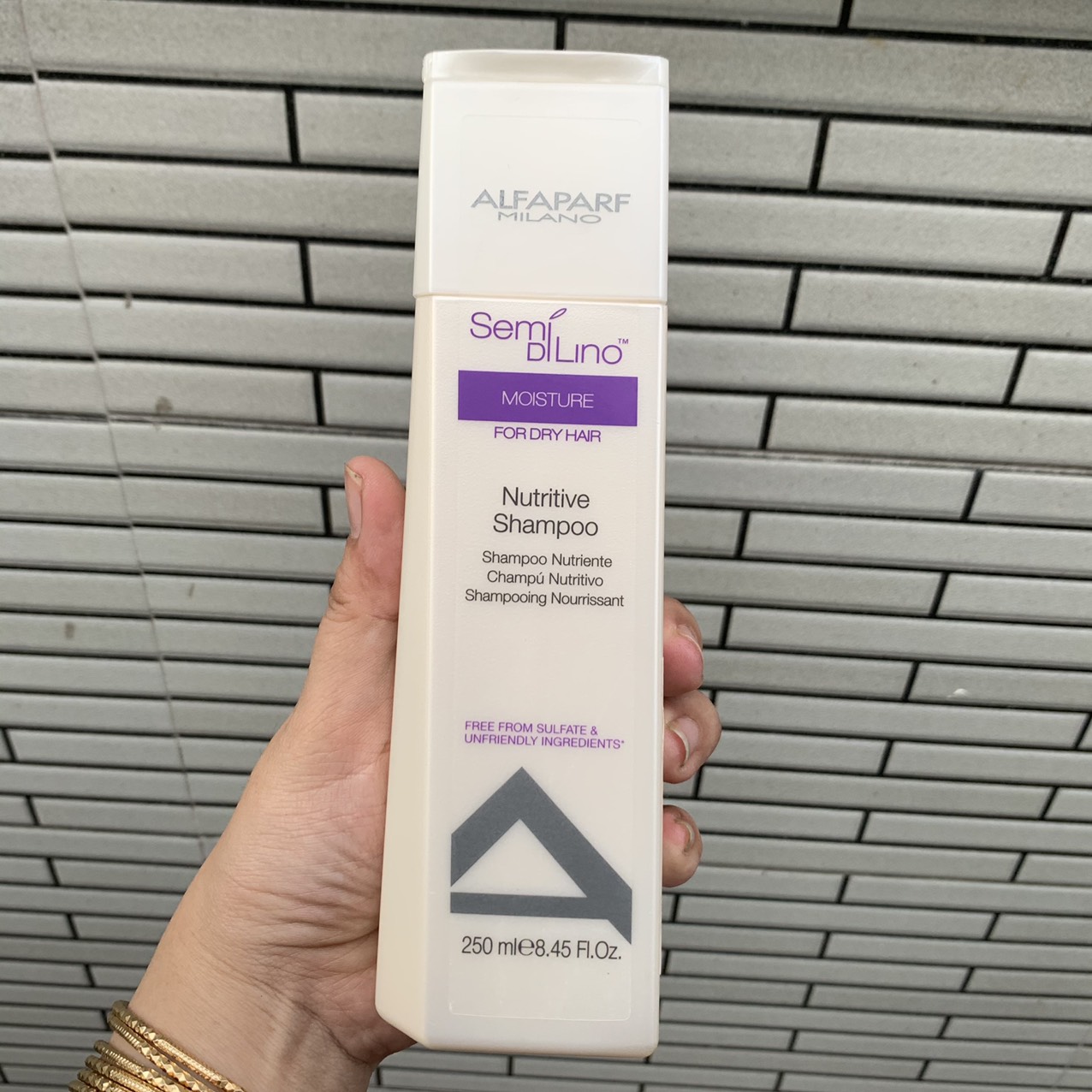 Dầu gội dưỡng ẩm cho tóc khô rối alfaparf milano semi di lino moisture nutritive shampoo 250ml