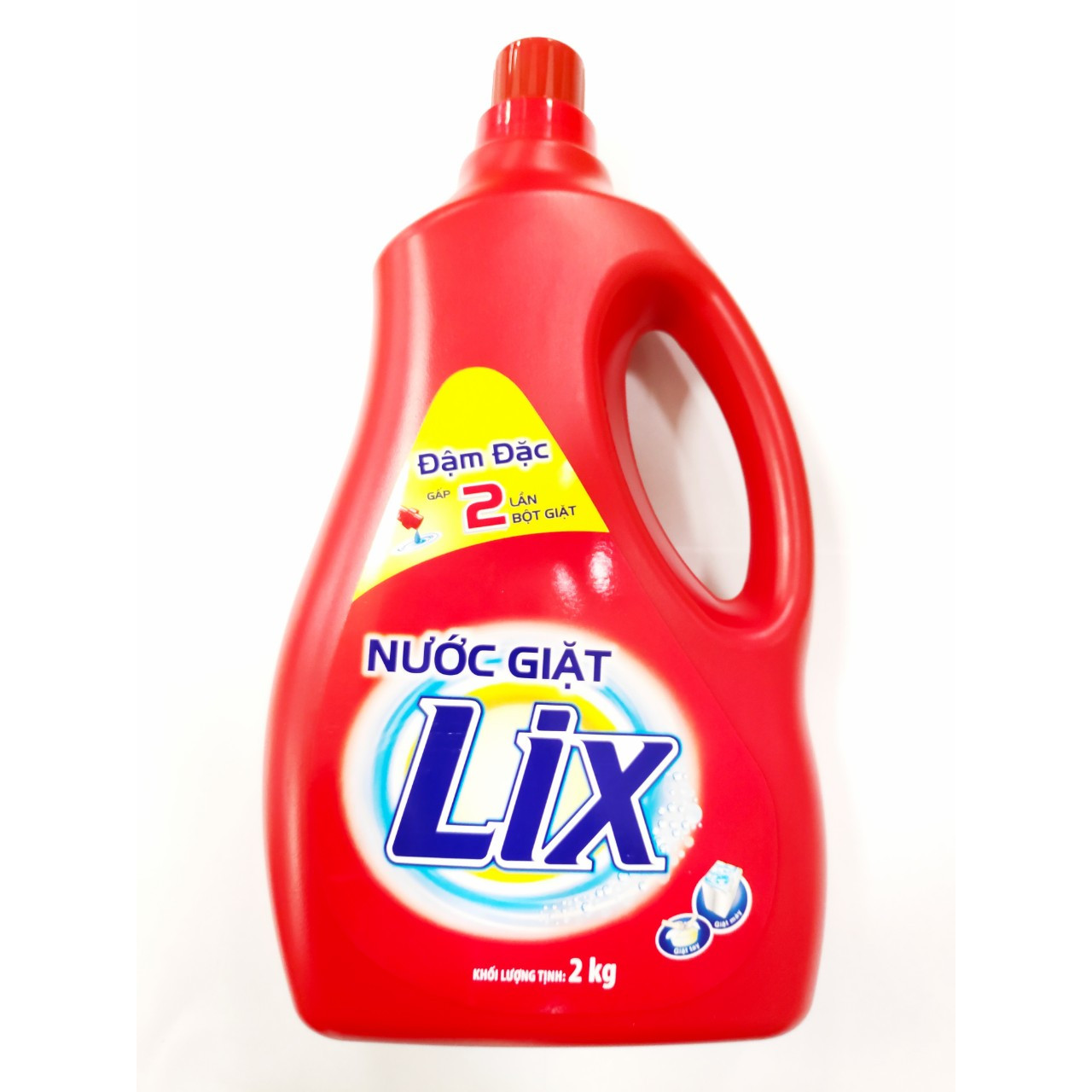 Nước giặt lix đậm đặc đỏ 2kg Mới Loại 1