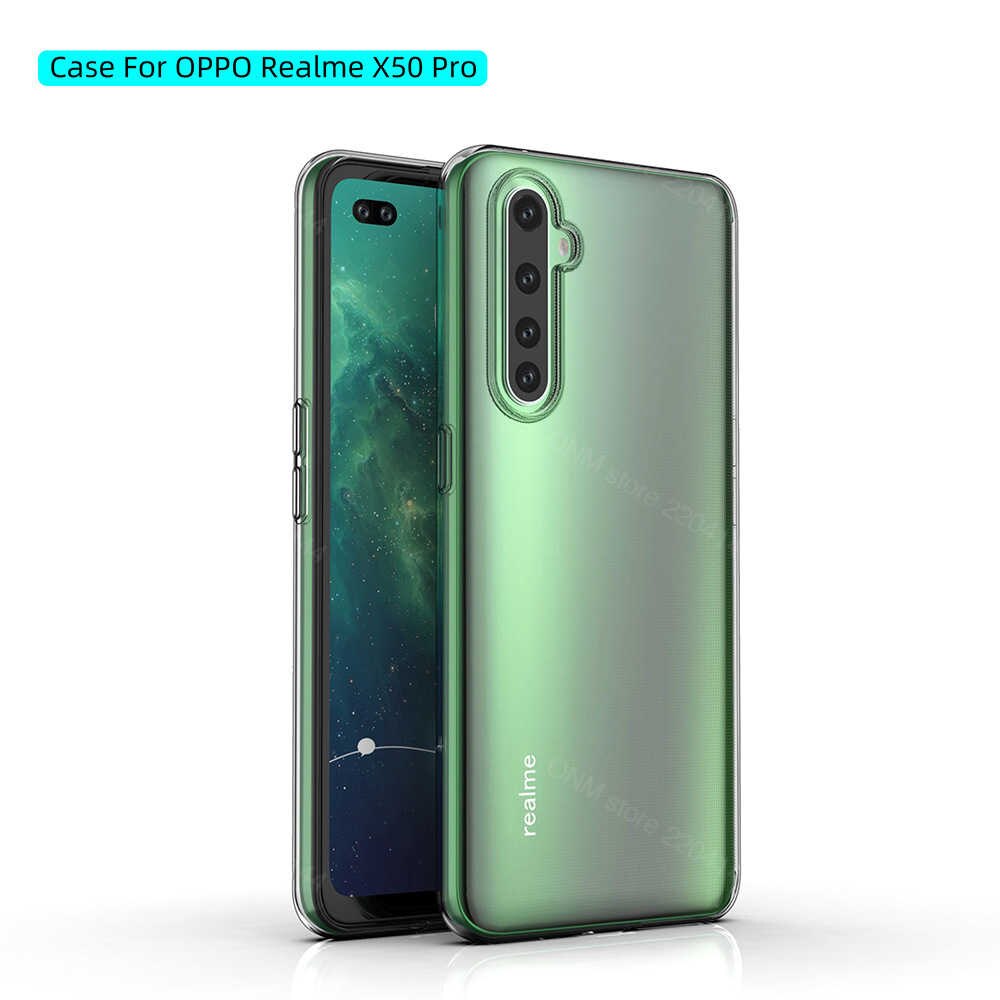 Ốp dẻo trong suốt Realme X50 Pro (Hàng loại A)